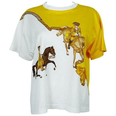 hermes yellow shirt